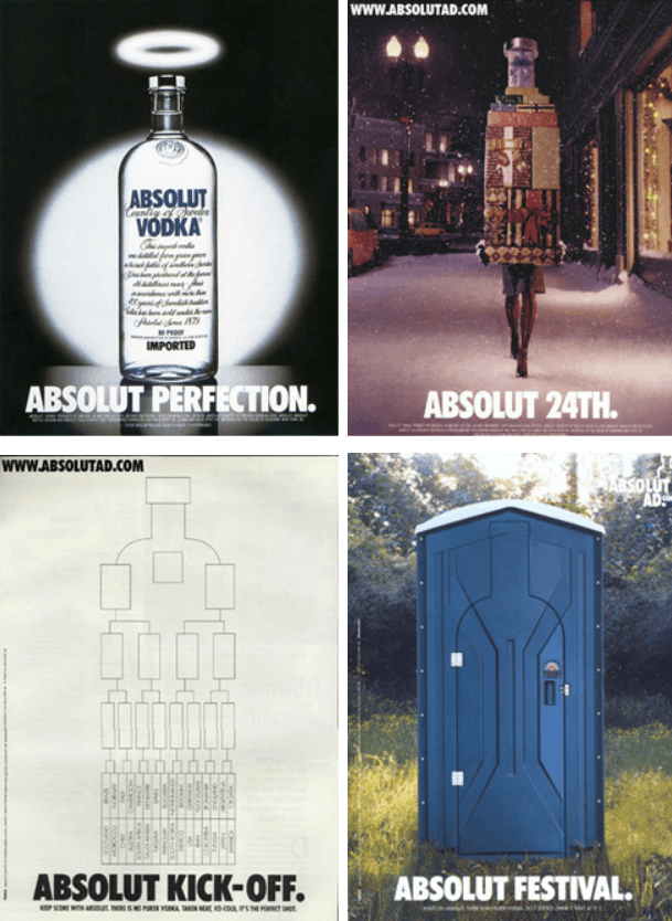 agile branding example Absolut