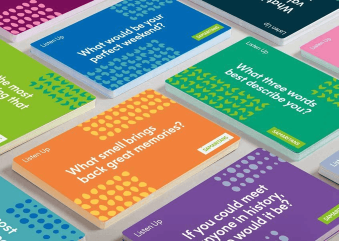 Mock-up brand assets Samaritans