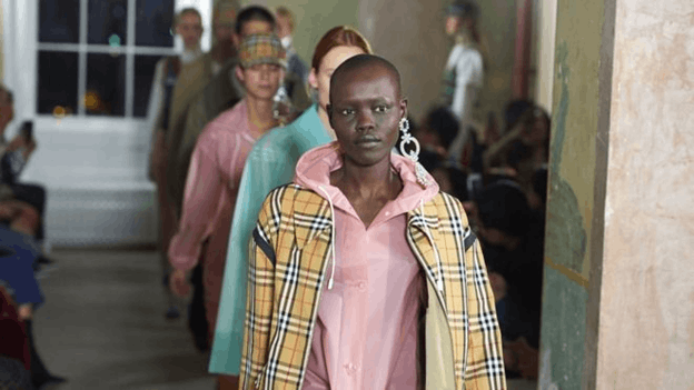 Burberry rebranding strategy on the catwalk