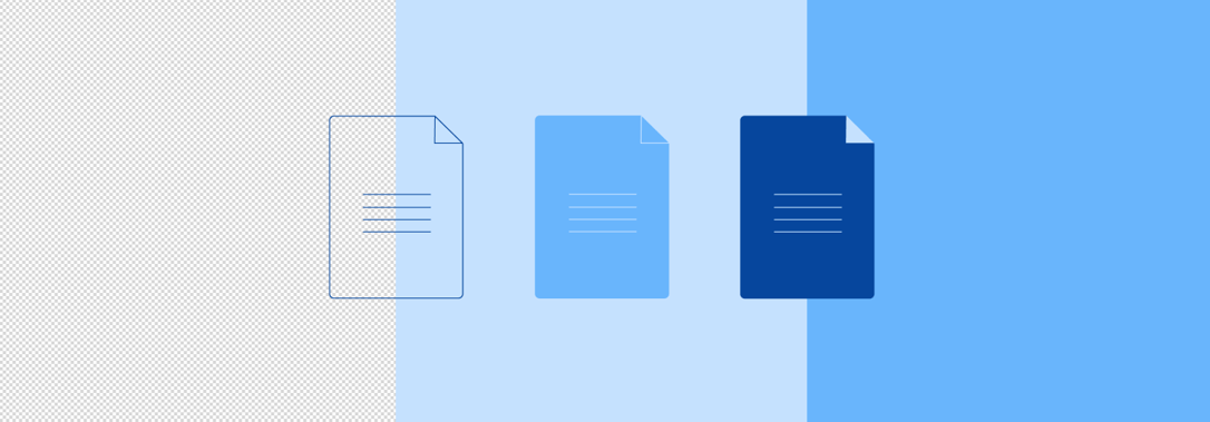 example of vector graphic with option to adjust color