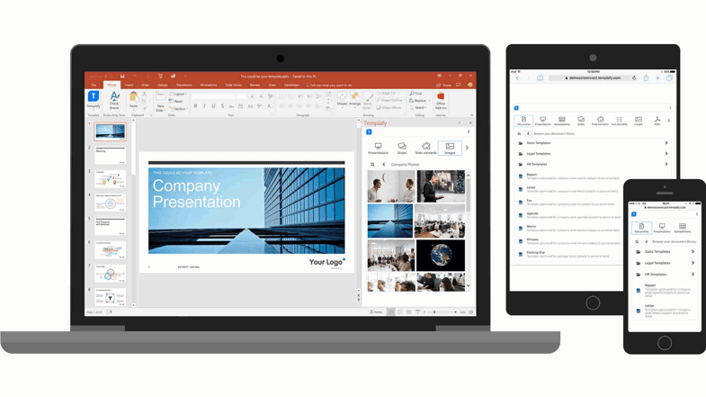 best sales enablement software for presenting is Templafy
