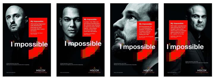 positive branding insurance firm Hiscox Business