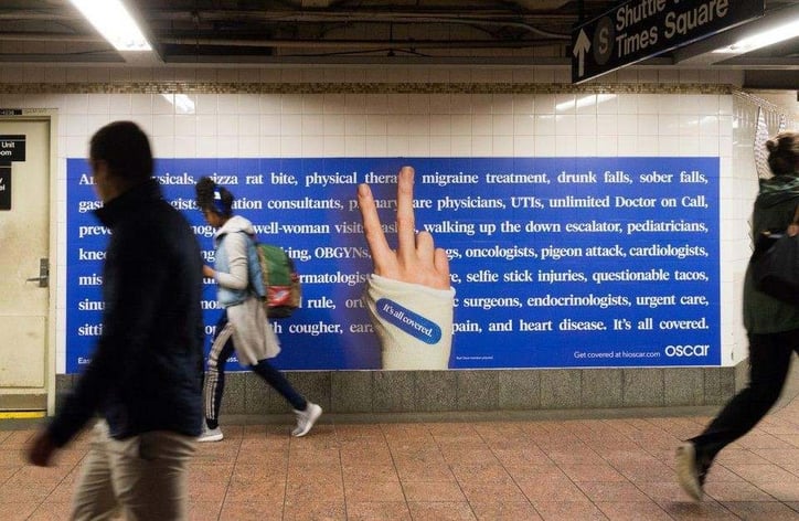 branding example Oscar Health